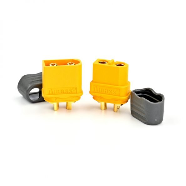 Amass XT60H Male / Female Power Connectors With End Cap